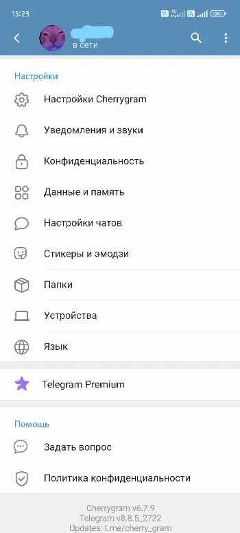 Скриншот Cherrygram 3