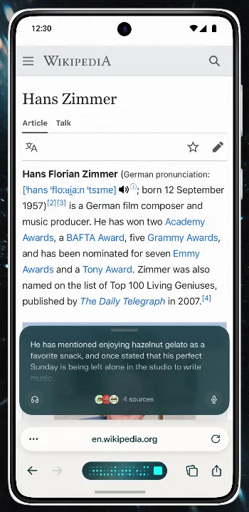 Скриншот Comet 1