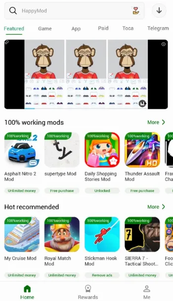 Скриншот HappyMod 1