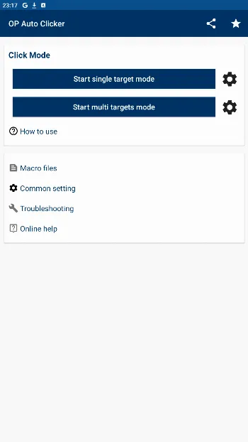 Скриншот OP Auto Clicker 3