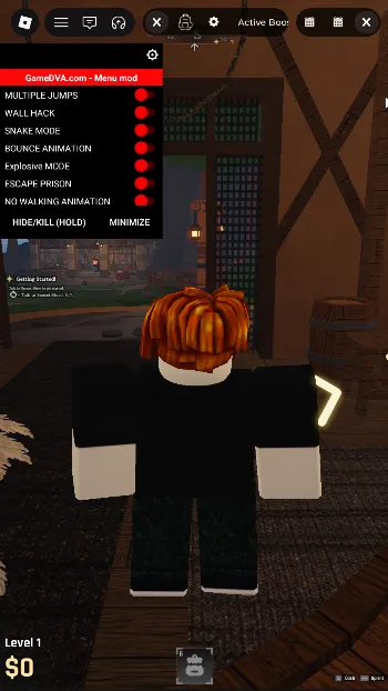 Скриншот Roblox MOD Menu 3