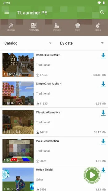 Скриншот TLauncher PE 1