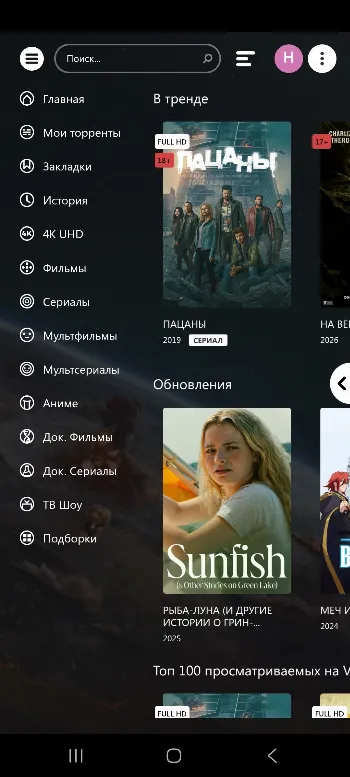 Скриншот VoKino 1