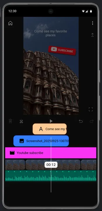 Скриншот YouTube Create 1